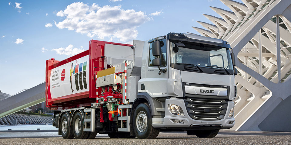 DAF ontwikkelde een 6x2 vrachtwagenchassis op basis van de CF Electric.